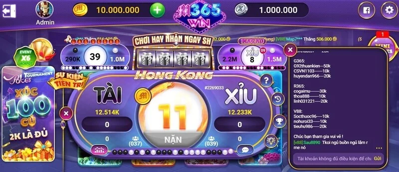 Giao diện game M365